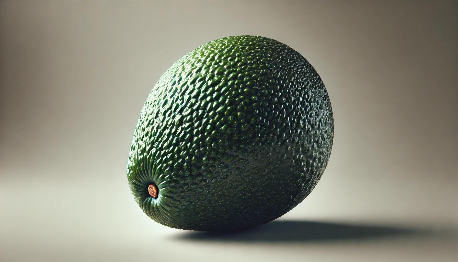 Close up image of a ripe avacado