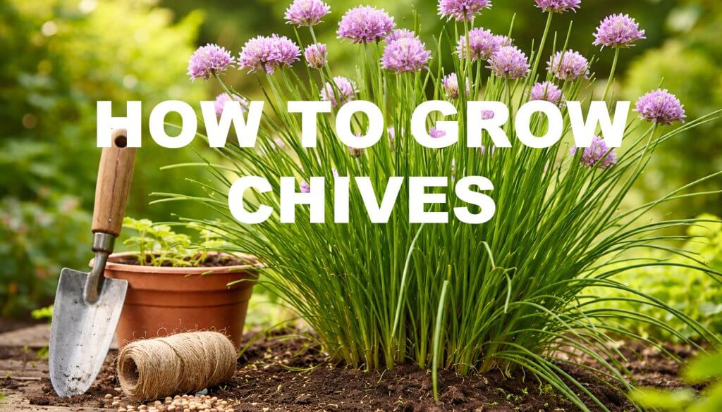How to grow chives